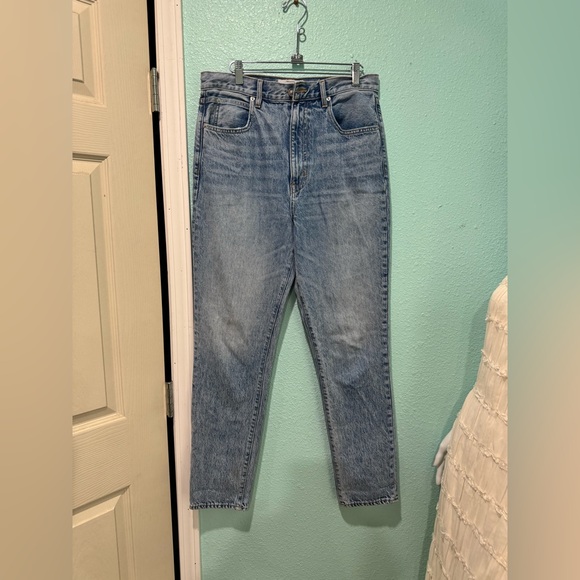 SLVRLAKE London high-rise straight-leg organic jeans